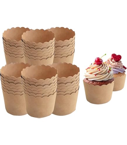 Amazon | 紙型 マフィンカップ NP-6太陽と麦 小 100枚入り | ママパン